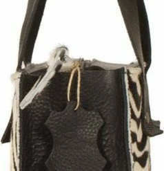 Beste deal ✔️ Van Buren Bolsward BV Koeienhuid Handtas - Zwart/zebra Print | Lederen Handtas 😉 -Tassen-dames Winkel 238x840