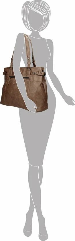 Korting βοΈ Enrico Benetti Caen 66627 Schoudertas - Licht Taupe π 5 Korting βοΈ Enrico Benetti Caen 66627 Schoudertas - Licht Taupe π - Afbeelding 3