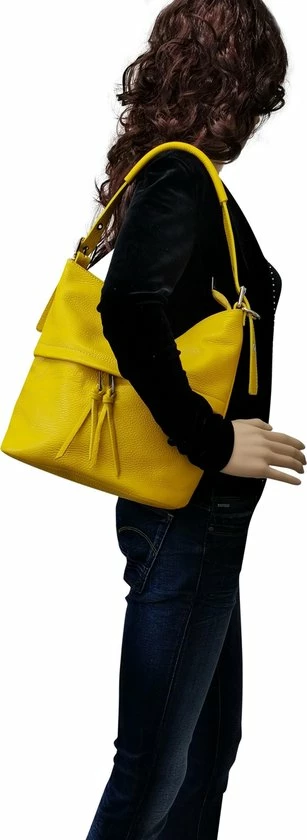 Hete verkoop π AmbraModa Italiaanse Handtas Schoudertas Van Echt Leer GL024 Rood π 6 Hete verkoop π AmbraModa Italiaanse Handtas Schoudertas Van Echt Leer GL024 Rood π - Afbeelding 4