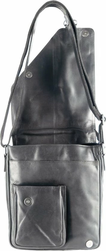 Nieuw β Arrigo Schoudertas Echt Leder In De Kleur Zwart Met Een Overslag Klep En Twee Magneetsluitingen – Crossbody Tas Zwart Leer π 5 Nieuw β Arrigo Schoudertas Echt Leder In De Kleur Zwart Met Een Overslag Klep En Twee Magneetsluitingen – Crossbody Tas Zwart Leer π - Afbeelding 3