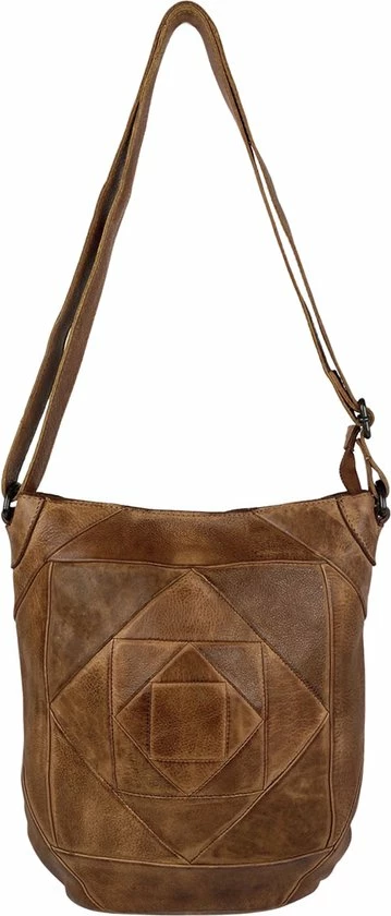 Goedkoop 🔔 Schoudertas - Dames Tassen - Schoudertassen Vrouwen - Lichtbruin Leer - Arrigo 🤩 3 Goedkoop 🔔 Schoudertas - Dames Tassen - Schoudertassen Vrouwen - Lichtbruin Leer - Arrigo 🤩