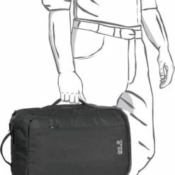 Beste Verkoop ✨ Jack Wolfskin Brooklyn 26 🎒 Backpack - Unisex - Black - ONE SIZE ✨ -Tassen-dames Winkel 360x840 1