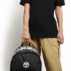 Beste deal ⭐ Napapijri Happy Daypack Rugzak Dark Grey Solid ✔️ -Tassen-dames Winkel 362x840