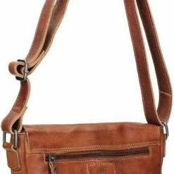 Uitgang 🔔 Bear Design Lauro Leren Klep Schoudertas - Cognac 🎉 -Tassen-dames Winkel 372x840 1