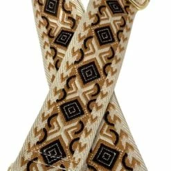 Flash-uitverkoop 👏 Merkloos Schoudertas Band - Hengsel - Bag Strap - Fabric Straps - Boho - Chique - Chic - Stijllijnen Met Ruitvorm 🎁