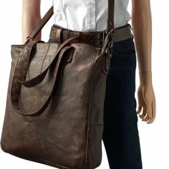 Nieuw 🎉 Arrigo Dames Tas Shopper Model Met Kort En Lang Hengsel – Bruine Dames Shopper – Shopper Leer Bruin ✔️ -Tassen-dames Winkel 385x840