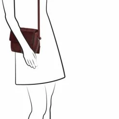 Begroting 😍 Micmacbags Mendoza Schoudertas - Bordeaux Rood ⭐ -Tassen-dames Winkel 389x840 17