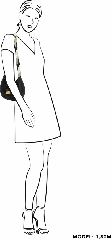 Beste Verkoop π Charm Schoudertas Zwart Synthetisch 472240 - Dames - Maat 1 π 6 Beste Verkoop π Charm Schoudertas Zwart Synthetisch 472240 - Dames - Maat 1 π - Afbeelding 4