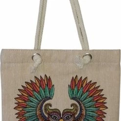 Top 10 🔔 Omyda - Schoudertas - Uil - Gobelin Stof - Dames - Canvas - Tote - Handtas - Bag - Beige 💯