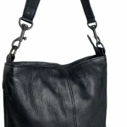 Hete verkoop 😍 Bear Design Caprica Leren Hobotas / Schoudertas - Zwart 👏 -Tassen-dames Winkel 402x840 2
