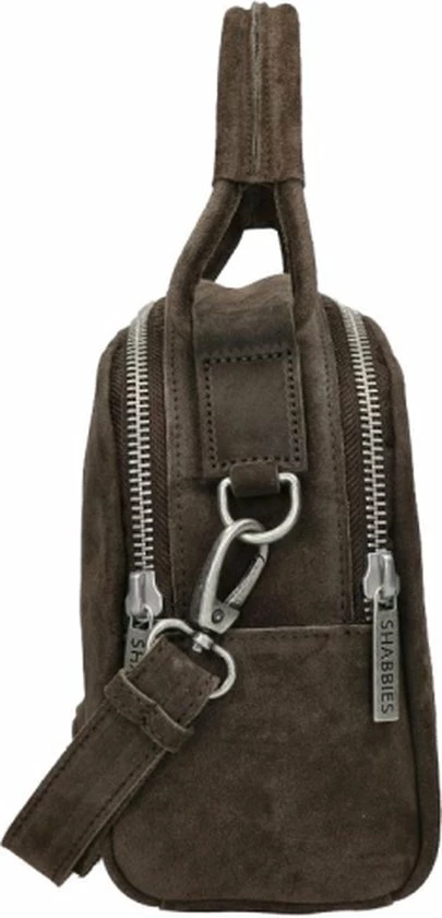 Top 10 🥰 Shabbies Amsterdam Shabbies Medium Schoudertas / Crossbody Tas Dames - Leer - Waxed Suède - Bruin ✨ 5 Top 10 🥰 Shabbies Amsterdam Shabbies Medium Schoudertas / Crossbody Tas Dames - Leer - Waxed Suède - Bruin ✨ - Afbeelding 3