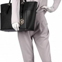 Begroting ❤️ Miss Lulu Dames Schoudertas - Handtas - Laptoptas 13.3" – Zwart (LM1642 BK) 🔥 -Tassen-dames Winkel 408x840 3