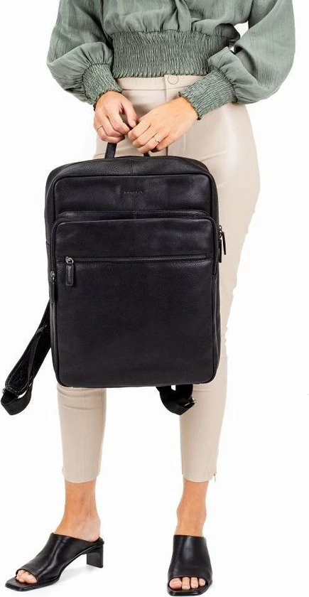 Gloednieuw π Burkely Antique Avery Unisex Rugzak Rits 15.6'' - Zwart π 8 Gloednieuw π Burkely Antique Avery Unisex Rugzak Rits 15.6'' - Zwart π - Afbeelding 6