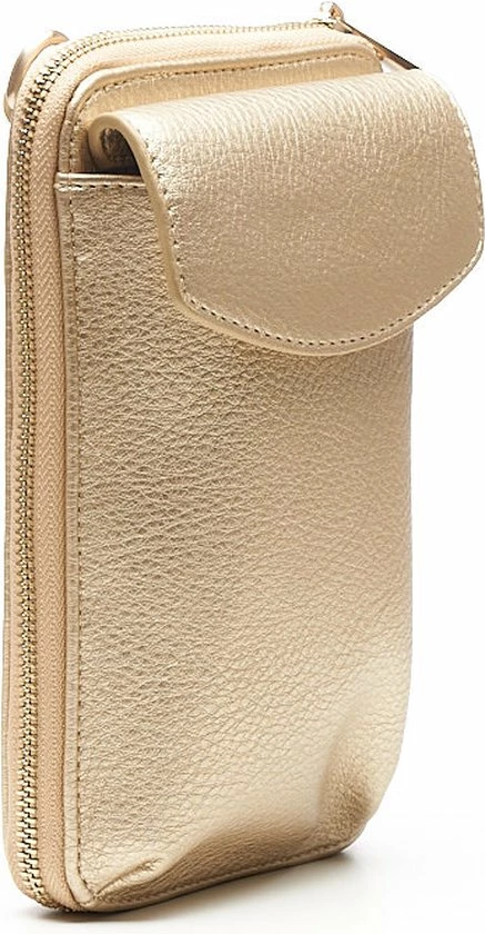 Beste deal π Chabo Bags & More Brasca Telefoontasje - Portemonnee - Crossbody - Imitatieleer -Goud π 4 Beste deal π Chabo Bags & More Brasca Telefoontasje - Portemonnee - Crossbody - Imitatieleer -Goud π - Afbeelding 2