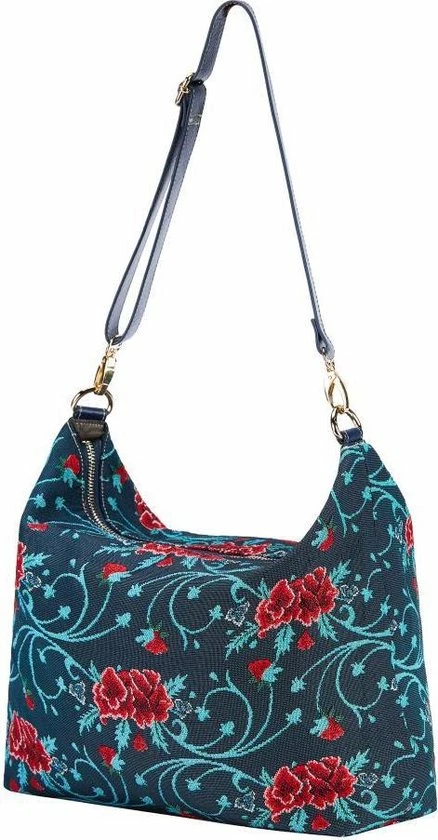 Goedkoop π Signare Slouch Tas - Hand/schoudertas -Gobelin - Frida Kahlo Carnation - Anjer π 7 Goedkoop π Signare Slouch Tas - Hand/schoudertas -Gobelin - Frida Kahlo Carnation - Anjer π - Afbeelding 5