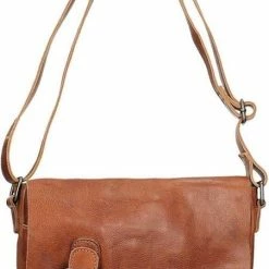 Uitgang 🔔 Bear Design Lauro Leren Klep Schoudertas - Cognac 🎉 -Tassen-dames Winkel 451x840 1