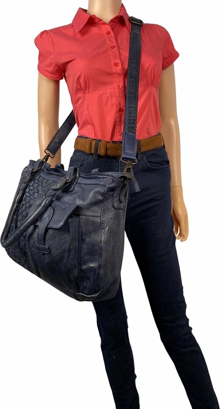 Coupon π Schoudertas - Dames Tassen - Schoudertassen Vrouwen - Donkerblauw - Large - Arrigo π₯ 8 Coupon π Schoudertas - Dames Tassen - Schoudertassen Vrouwen - Donkerblauw - Large - Arrigo π₯ - Afbeelding 6