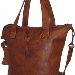 Beste deal ✨ Bear Design Juul Leren Shopper - Cognac 🔥 -Tassen-dames Winkel 455x840 2