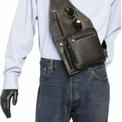 Groothandel 🤩 Arrigo Crossbody Tas Van Trendy Zwart Buffelleer Met Een Verstelbare Schouderriem En 5 Ritsvakken 🔥 15 Groothandel 🤩 Arrigo Crossbody Tas Van Trendy Zwart Buffelleer Met Een Verstelbare Schouderriem En 5 Ritsvakken 🔥 -Tassen-dames Winkel 463x840 3