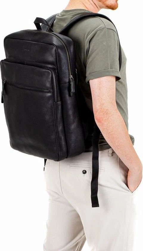 Gloednieuw π Burkely Antique Avery Unisex Rugzak Rits 15.6'' - Zwart π 7 Gloednieuw π Burkely Antique Avery Unisex Rugzak Rits 15.6'' - Zwart π - Afbeelding 5
