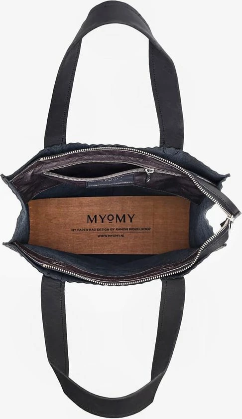 Aanbiedingen 🌟 MYOMY Schoudertas Hunter Leer - Zwart 🌟 7 Aanbiedingen 🌟 MYOMY Schoudertas Hunter Leer - Zwart 🌟 - Afbeelding 5