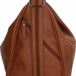 Nieuw 😍 Enrico Benetti Rugzak - Lily - Dames Rugtas & Schoudertas - Anti Diefstal - Cognac / Bruin 🥰 -Tassen-dames Winkel 492x840 3