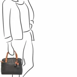 Beste deal ⌛ Berba Medium Schoudertas / Crossbody Tas Dames - Leer - Chamonix - Zwart 🔥 -Tassen-dames Winkel 498x840 2