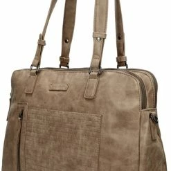 Kopen 🔔 Enrico Benetti Alice 66632 Schoudertas Met Tabletvak - Licht Taupe 🌟 -Tassen-dames Winkel 498x840