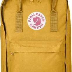 Flash-uitverkoop 🤩 Fjallraven Kånken Laptoprugzak 15 Inch - Ochre ✨ -Tassen-dames Winkel 504x840 2