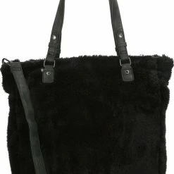 Tassen-dames Winkel 36 Groothandel ❤️ Enrico Benetti Teddy Shopper 66653 - Zwart 🛒