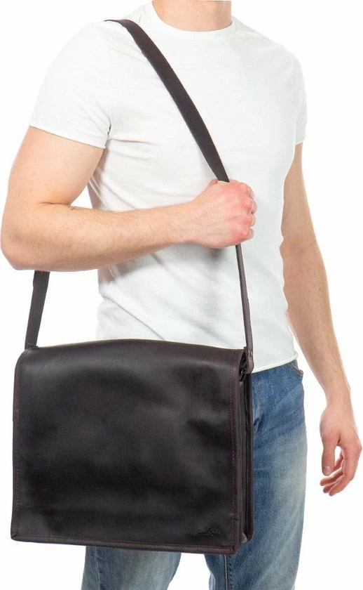 Coupon ๐ GUSTI 'Mitch' Schoudertas | 100% Buffelleer | Bruin | Uniseks | Stijl, Functionaliteit & Flexibiliteit ๐งจ 5 Coupon ๐ GUSTI 'Mitch' Schoudertas | 100% Buffelleer | Bruin | Uniseks | Stijl, Functionaliteit & Flexibiliteit ๐งจ - Afbeelding 3