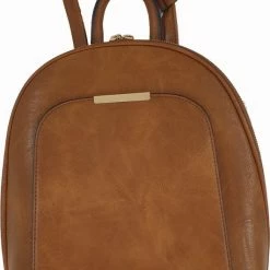 Tassen-dames Winkel 18 Beste Verkoop 👍 Dames Rugzak - Rugtas - 🎒 Backpack - Schoudertas - Handtas In één - K-leer - Incl. Verstelbare Riem - Paolo Bags 🎁