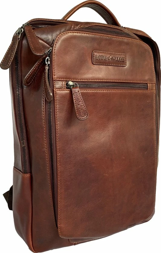 Kopen 👍 Louis Wallis Rugtas Heren Met Laptopvak 13.3 Inch Laptoptas Heren Leer Bruin Cognac - Rugzak Met Laptopvak - Zeer Luxe Uitgevoerd 🤩 3 Kopen 👍 Louis Wallis Rugtas Heren Met Laptopvak 13.3 Inch Laptoptas Heren Leer Bruin Cognac - Rugzak Met Laptopvak - Zeer Luxe Uitgevoerd 🤩