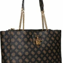 Uitgang 🔥 Guess Medium Schoudertas / Crossbody Tas Dames - Centre Stage - - Bruin ✔️ -Tassen-dames Winkel 536x840 2