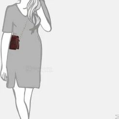 Begroting 😍 Micmacbags Mendoza Schoudertas - Bordeaux Rood ⭐ -Tassen-dames Winkel 541x840 4