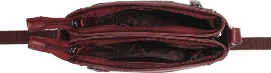 Uitgang π The Chesterfield Brand Leren Schoudertas Rood Laos π 6 Uitgang π The Chesterfield Brand Leren Schoudertas Rood Laos π - Afbeelding 4