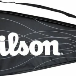 Aanbiedingen 😀 Wilson Cover Performance Racquet Bag WRC701300, Unisex, Zwart, Sporttas, Maat: One Size 🧨