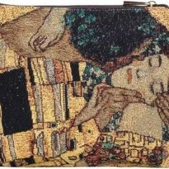 Gloednieuw ✔️ Signare - Schoudertas - Kunst - Gobelin -Gold Kiss - Gustav Klimt 😉 -Tassen-dames Winkel 550x283 2