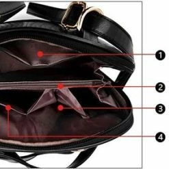 Aanbiedingen 👍 Unbray Leren Rugzak Met Teddybeer 😉 -Tassen-dames Winkel 550x286 2