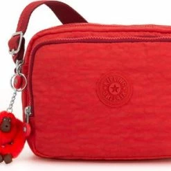 Flash-uitverkoop 🧨 Kipling Silen Schoudertas - Active Red 💯