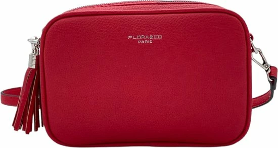 Flash-uitverkoop π Flora & Co - Crossbody Tas - Schoudertas - Rouge π 3 Flash-uitverkoop π Flora & Co - Crossbody Tas - Schoudertas - Rouge π