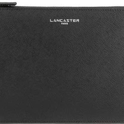 Tassen-dames Winkel 5 Coupon ⌛ Lancaster Paris Clutch - Crossbodytas - Leer - Zwart 🔥