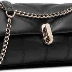 Aanbiedingen 😉 Ted Baker - Ayahli Leather Puffer Quilted Shoulder Bag Black 😍