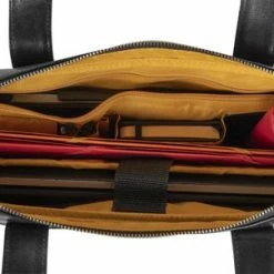 Begroting 😀 ACROPAQ Laptoptas - 15.6 Inch, Leer, Bestand Tegen Water En Slijtage - Computertas - Zwart ❤️ -Tassen-dames Winkel 550x302