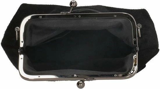 Hete verkoop 𧨠Charm London Suède Beugel Schoudertas Elisa Zwart π 7 Hete verkoop 𧨠Charm London Suède Beugel Schoudertas Elisa Zwart π - Afbeelding 5