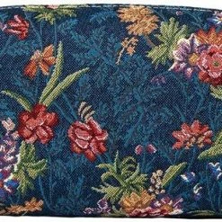 Aanbiedingen ✔️ Signare Mini Tasje - Flower Meadow Blauw - William Kilburn ✔️