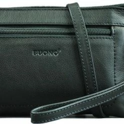Promo 🌟 Buono Leather Clutch Bangkok - Zwart 🌟 -Tassen-dames Winkel 550x311 3