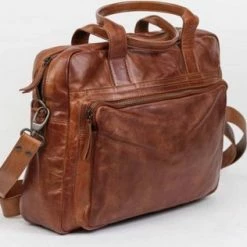 Hete verkoop 🎉 Bear Design Hugo Leren Laptoptas - 14 Inch - Cognac ⌛ -Tassen-dames Winkel 550x316 3