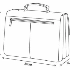 Nieuw 🌟 Firenze Leren Aktetas Van Zwart Italiaans Leder By Viabologna.nl 👏 -Tassen-dames Winkel 550x328 6