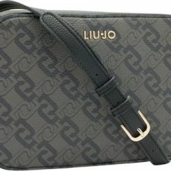 Beste Verkoop ⌛ Liu Jo Beautiful Cross Over Dames Schoudertas - Zwart/Grijs ❤️ -Tassen-dames Winkel 550x345 1